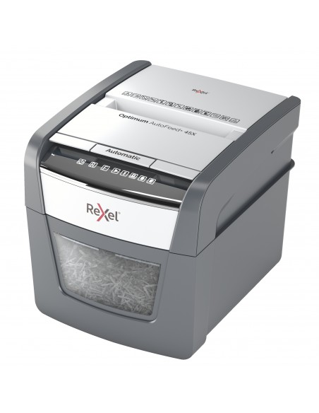 Rexel Distruggidocumenti Automatico Optimum AutoFeed 45X - Taglio Frammenti - Livello Sicurezza P4 - 20L - 2020045XEU Rexel - 2