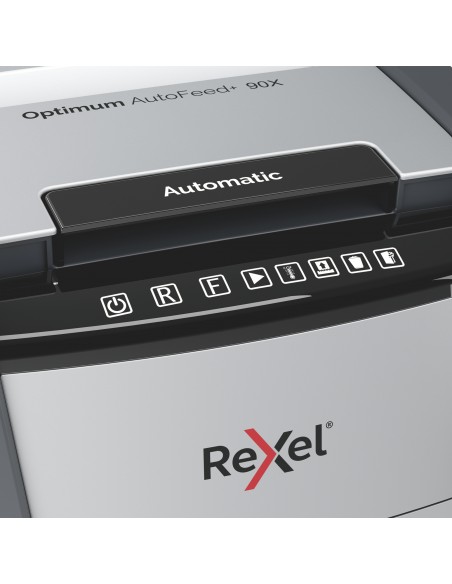 Rexel Distruggidocumenti Automatico Optimum AutoFeed+ 90X - Taglio Frammenti - Livello Sicurezza P4 - 34L - 2020090XEU Rexel - 3
