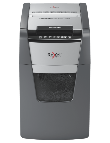Rexel Distruggidocumenti Automatico Optimum AutoFeed+ 130M - Taglio Micro - Livello Sicurezza P5 - 44L - 2020130MEU Rexel - 1