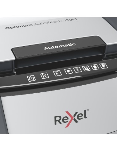 Rexel Distruggidocumenti Automatico Optimum AutoFeed+ 130M - Taglio Micro - Livello Sicurezza P5 - 44L - 2020130MEU Rexel - 3
