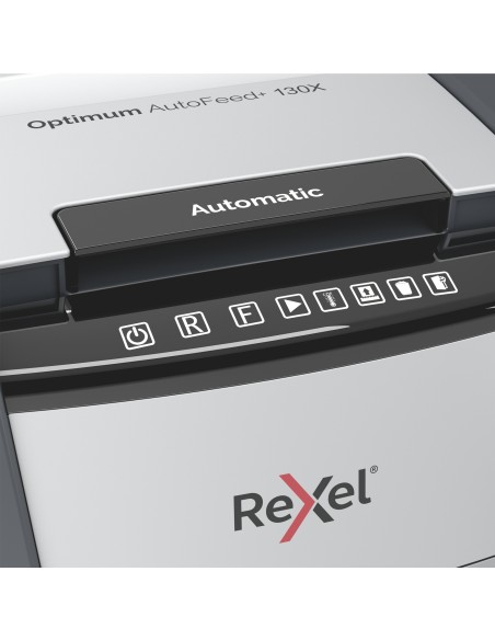 Rexel Distruggidocumenti Automatico Optimum AutoFeed+ 130X - Taglio Frammenti - Livello Sicurezza P4 - 44L - 2020130XEU Rexel - 