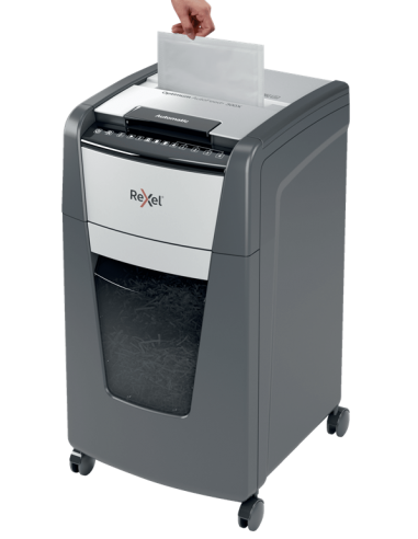 Rexel Distruggidocumenti Automatico Optimum AutoFeed+ 300M - Taglio Micro - Livello Sicurezza P5 - 60L - 2020300MEU Rexel - 4