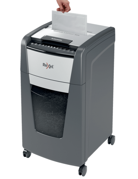 Rexel Distruggidocumenti Automatico Optimum AutoFeed+ 300M - Taglio Micro - Livello Sicurezza P5 - 60L - 2020300MEU Rexel - 4
