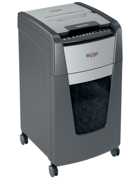 Rexel Distruggidocumenti Automatico Optimum AutoFeed+ 300M - Taglio Micro - Livello Sicurezza P5 - 60L - 2020300MEU Rexel - 5