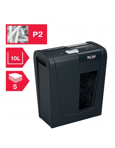 Rexel Distruggidocumenti Secure S5 - Taglio Strisce - Livello Sicurezza P2 - 10L - 2020121EU Rexel - 3 Rexel Distruggidocumenti Secure S5 - Taglio Strisce - Livello Sicurezza P2 - 10L - 2020121EU Rexel - 3