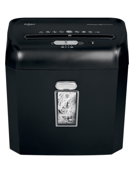 Rexel Distruggidocumenti ProMax QS RPS812  - Taglio Strisce - Livello Sicurezza P2 - 12L - 2104580EU Rexel - 1 Rexel Distruggidocumenti ProMax QS RPS812  - Taglio Strisce - Livello Sicurezza P2 - 12L - 2104580EU Rexel - 1