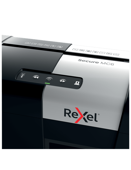 Rexel Distruggidocumenti Secure MC6 Whisper-Shred - Taglio Micro - Livello Sicurezza P5 - 18L - 2020130EU Rexel - 4 Rexel Distruggidocumenti Secure MC6 Whisper-Shred - Taglio Micro - Livello Sicurezza P5 - 18L - 2020130EU Rexel - 4