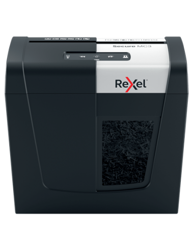 Rexel Distruggidocumenti Secure MC3 Whisper-Shred ™ - Taglio Micro - Livello Sicurezza P5 - 10L - 2020128EU Rexel - 1