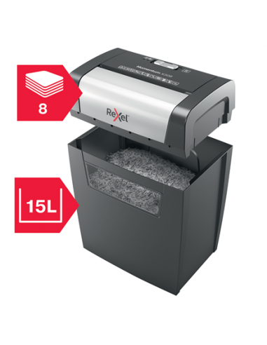 Rexel Distruggidocumenti Momentum X308 - Livello Sicurezza P3 - 15L - 2104570EU Rexel - 2