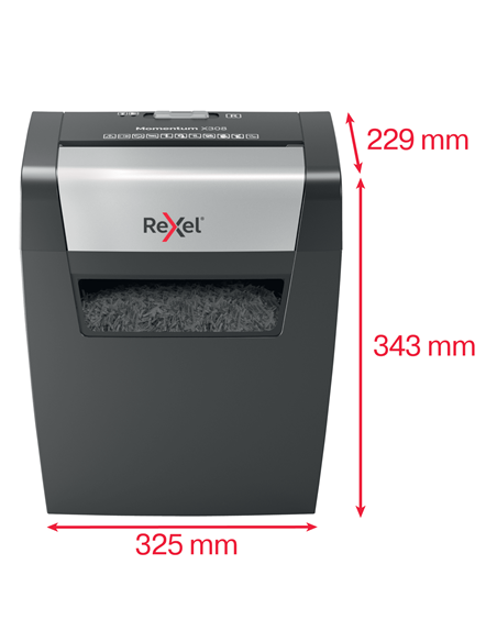 Rexel Distruggidocumenti Momentum X308 - Livello Sicurezza P3 - 15L - 2104570EU Rexel - 3