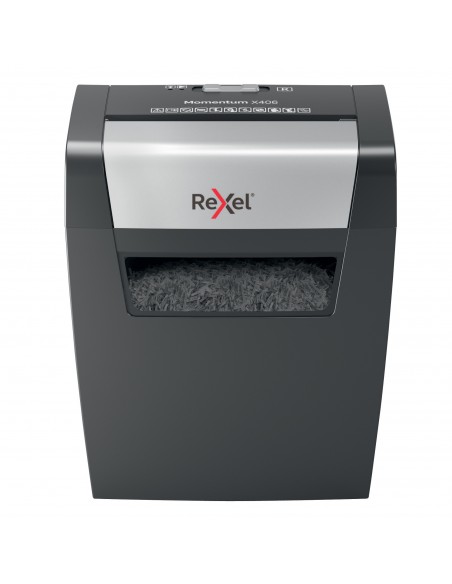 Rexel Distruggidocumenti Momentum X406 - Taglio Frammenti - Livello Sicurezza P4 - 15L - 2104569EU Rexel - 1