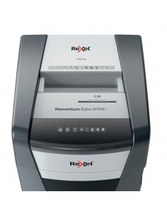 Rexel Distruggidocumenti Momentum Extra XP418+ - Taglio Frammenti - Livello Sicurezza P4 - 45L - 2021418XEU Rexel - 1 2
