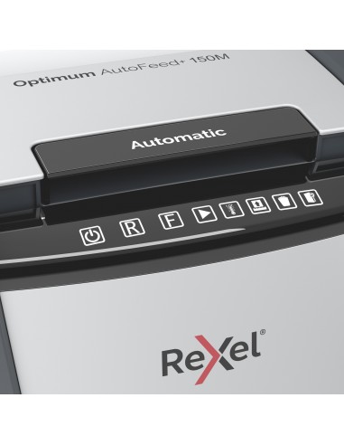 Rexel Distruggidocumenti Automatico Optimum AutoFeed+ 150M - Taglio Micro - Livello Sicurezza P5 - 44L - 2020150MEU Rexel - 3