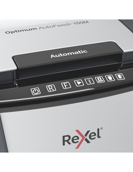 Rexel Distruggidocumenti Automatico Optimum AutoFeed+ 150M - Taglio Micro - Livello Sicurezza P5 - 44L - 2020150MEU Rexel - 3