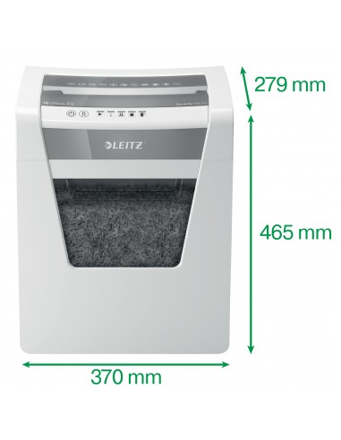 Leitz Distruggidocumenti IQ Office P4 - Taglio Frammenti - Livello Sicurezza P4 - 23L - 80030000 Leitz - 6