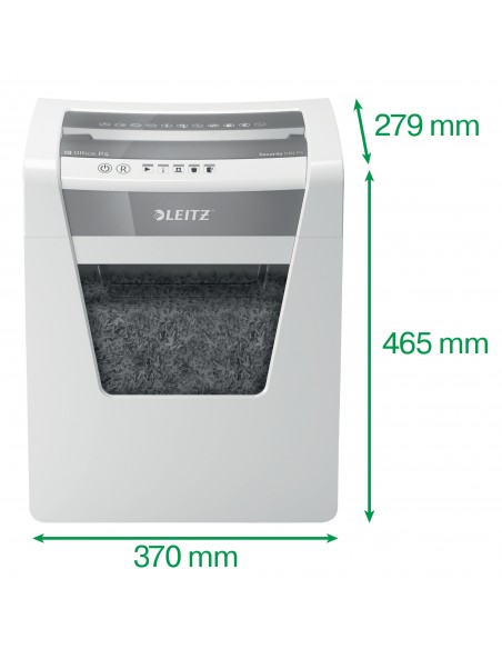 Leitz Distruggidocumenti IQ Office P4 - Taglio Frammenti - Livello Sicurezza P4 - 23L - 80030000 Leitz - 6