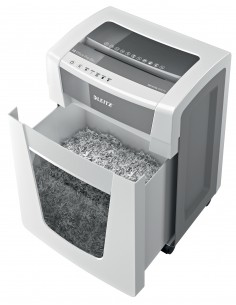 Leitz Distruggidocumenti IQ Office Pro P6 - Taglio Super Micro - Livello Sicurezza P6 - 30L - 80100000 Leitz - 1 2