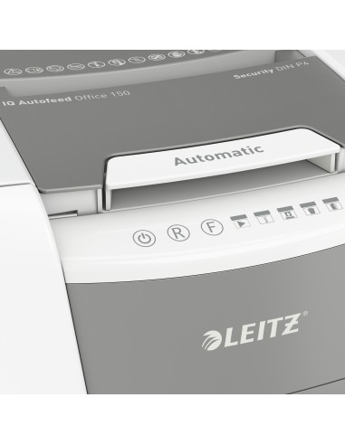 Leitz Distruggidocumenti IQ AutoFeed 150 P4 Office - Taglio Frammenti - Livello Sicurezza P4 - 44L - 80130000 Leitz - 5
