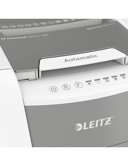 Leitz Distruggidocumenti IQ AutoFeed 150 P4 Office - Taglio Frammenti - Livello Sicurezza P4 - 44L - 80130000 Leitz - 5
