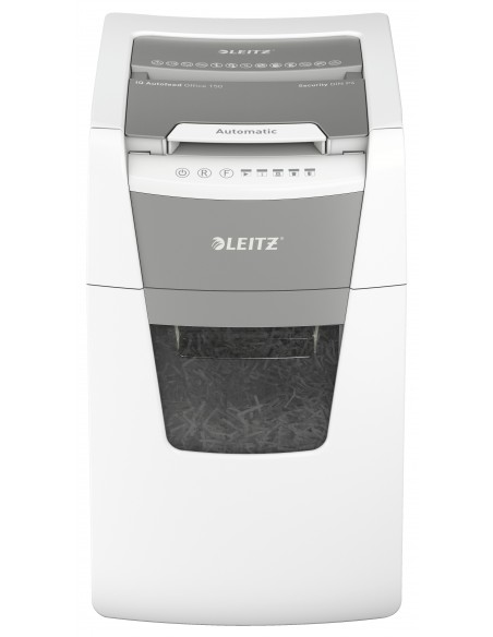 Leitz Distruggidocumenti IQ AutoFeed 150 P4 Office - Taglio Frammenti - Livello Sicurezza P4 - 44L - 80130000 Leitz - 1