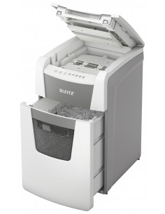 Leitz Distruggidocumenti IQ AutoFeed 150 P4 Office - Taglio Frammenti - Livello Sicurezza P4 - 44L - 80130000 Leitz - 1 2