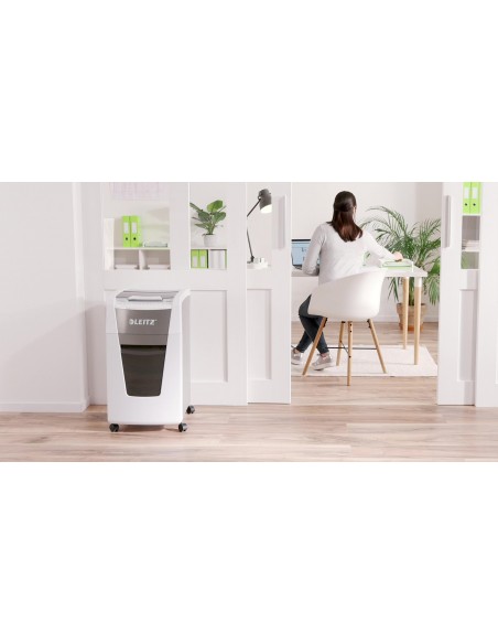 Leitz Distruggidocumenti IQ AutoFeed 150 P5 Office - Taglio Micro - Livello Sicurezza P5 - 44L - 80140000 Leitz - 4