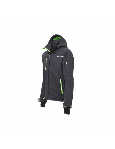 U-Power Giacca Imbottita Multitasche Space Grigio Verde Fluo Tg. M U-Power - 2