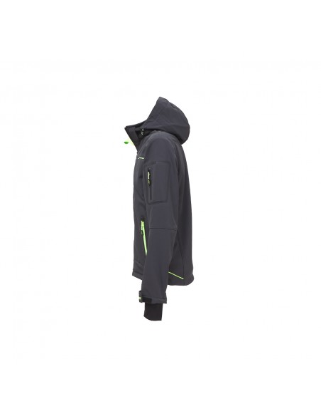 U-Power Giacca Imbottita Multitasche Space Grigio Verde Fluo Tg. L U-Power - 3