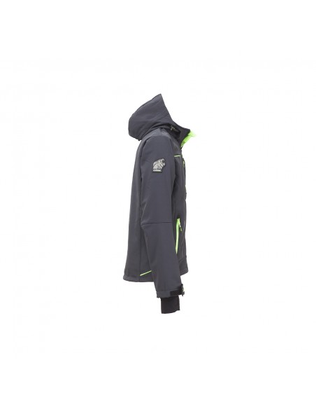 U-Power Giacca Imbottita Multitasche Space Grigio Verde Fluo Tg. L U-Power - 5