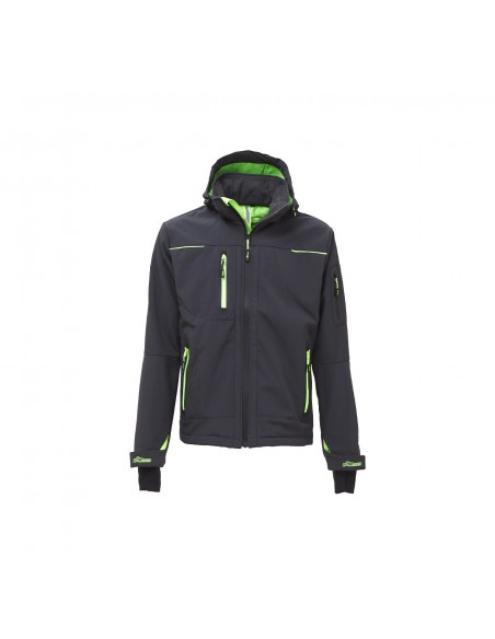 U-Power Giacca Imbottita Multitasche Space Grigio Verde Fluo Tg. XXL U-Power - 1