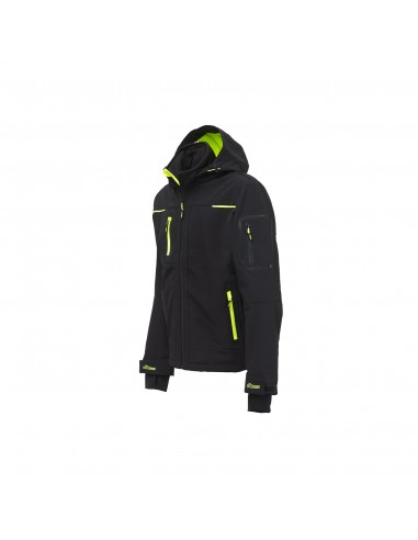 U-Power Giacca Imbottita Multitasche Space Nero Giallo Fluo Tg.L U-Power - 2