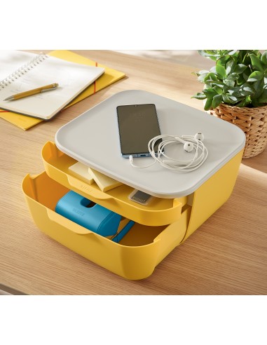 Cassettiera Porta Oggetti Leitz Cosy Due Cassetti Leitz - 5