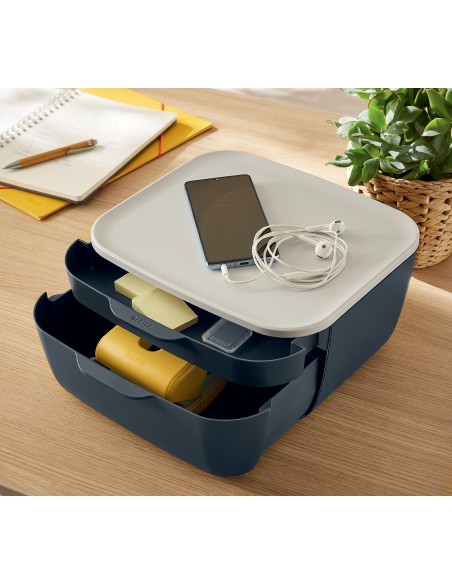 Cassettiera Porta Oggetti Leitz Cosy Due Cassetti Leitz - 11