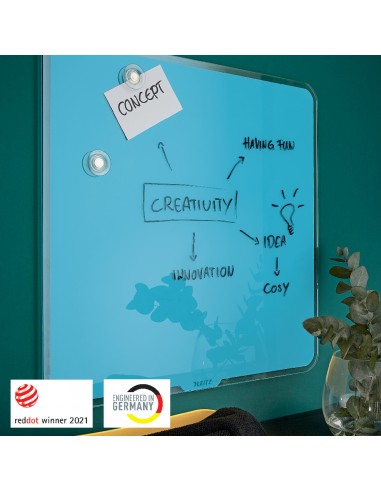 Lavagna Magnetica Da Parete In Vetro Leitz Cosy 450x450 MM Leitz - 14