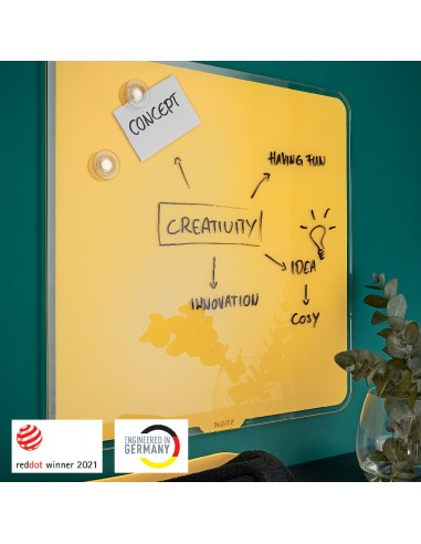 Lavagna Magnetica Da Parete In Vetro Leitz Cosy 450x450 MM Leitz - 3