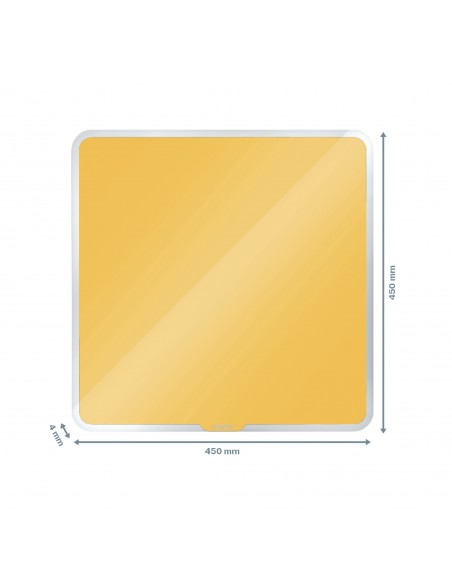 Lavagna Magnetica Da Parete In Vetro Leitz Cosy 450x450 MM Leitz - 5