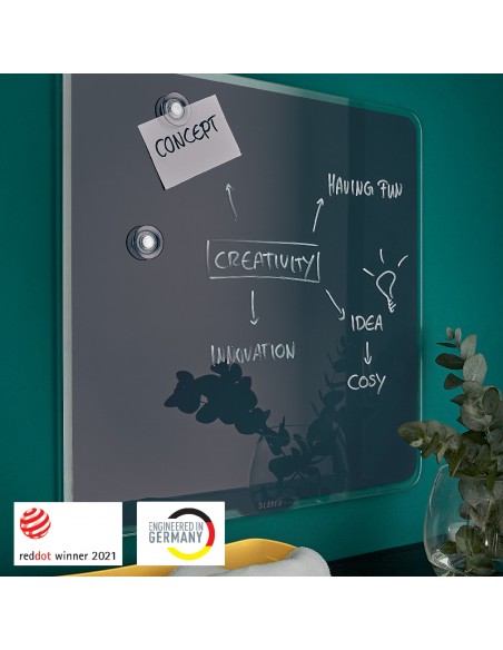 Lavagna Magnetica Da Parete In Vetro Leitz Cosy 450x450 MM Leitz - 8