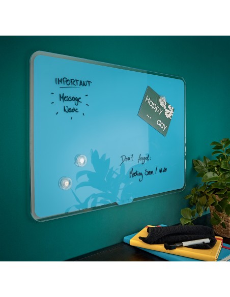 Lavagna Magnetica Da Parete In Vetro Leitz Cosy 800x600 MM Leitz - 3