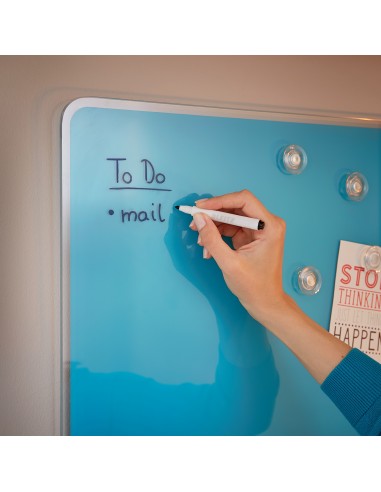 Lavagna Magnetica Da Parete In Vetro Leitz Cosy 800x600 MM Leitz - 4