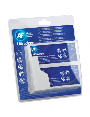 Salviette umide/asciutte AF International Ultraclene Confez. da 10 salviette doppie - AULT010 AF - 1
