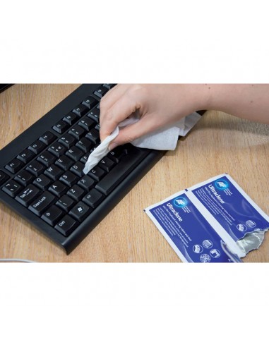 Salviette umide/asciutte AF International Ultraclene Confez. da 10 salviette doppie - AULT010 AF - 3