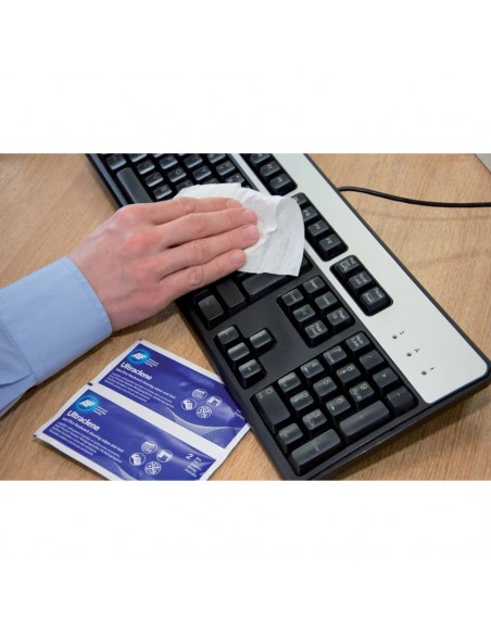 Salviette umide/asciutte AF International Ultraclene Confez. da 10 salviette doppie - AULT010 AF - 4