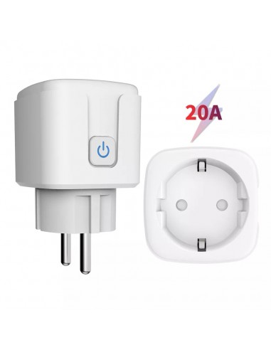 Presa Smart Socket 20A Wi-fi compatibile con l'app Tuya e Smart Life, Alexa e Google Home SmartHome - 2