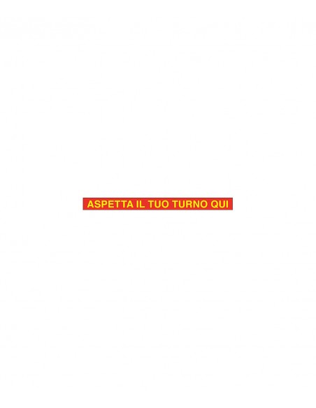 Adesivo Calpestabile - Aspetta il tuo turno qui - pvc antiscivolo - 100x7 - 06620020ADB1000X0070 Pubblicentro - 1