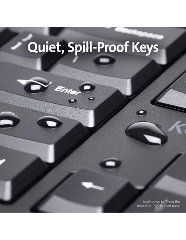 Kensington Tastiera wireless ergonomica ProFit Ergo - Tastiera divisa, Doppia funzionalità 2,4 GHz & Bluetooth - K75401IT Kensin