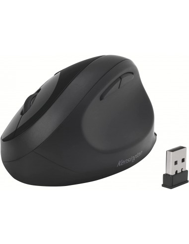 Mouse Ergonomico Kensington Wireless Pro Fit Ergo Dual , Connessione 2.4G Usb O Bluetooth, 3 Impostazioni Dpi & 5 Pulsanti Kensi