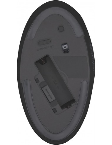 Mouse Ergonomico Kensington Wireless Pro Fit Ergo Dual , Connessione 2.4G Usb O Bluetooth, 3 Impostazioni Dpi & 5 Pulsanti Kensi