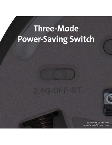 Mouse Ergonomico Kensington Wireless Pro Fit Ergo Dual , Connessione 2.4G Usb O Bluetooth, 3 Impostazioni Dpi & 5 Pulsanti Kensi