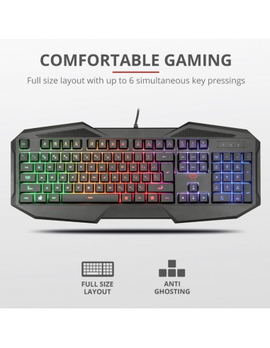 Gaming Keyboard GXT 830-RW Avonn Trust - nero - 22280 Trust - 2 Gaming Keyboard GXT 830-RW Avonn Trust - nero - 22280 Trust - 2