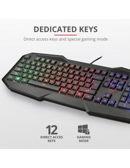 Gaming Keyboard GXT 830-RW Avonn Trust - nero - 22280 Trust - 3 Gaming Keyboard GXT 830-RW Avonn Trust - nero - 22280 Trust - 3